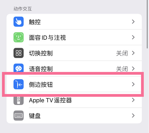 邯山苹果14维修店分享iPhone14 Plus侧键双击下载功能关闭方法 