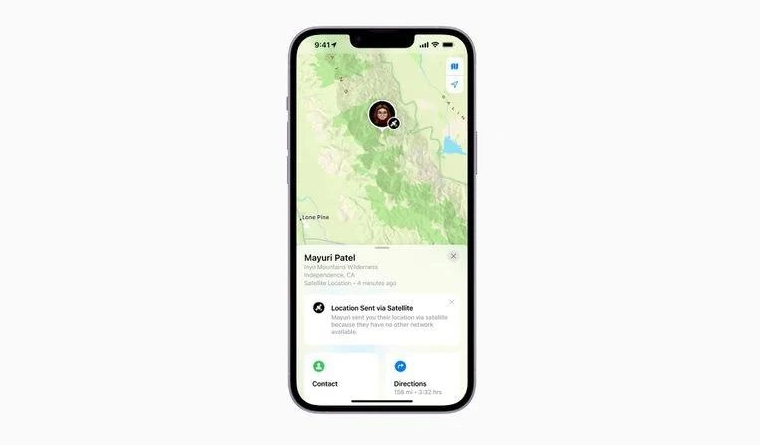 邯山苹果14维修分享iPhone14系列中 FindMy功能通过卫星分享位置方法教程 