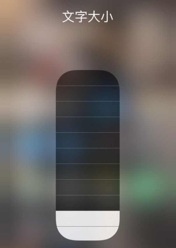 邯山苹果手机维修分享小技巧：在 iPhone 控制中心快速调节字体大小 