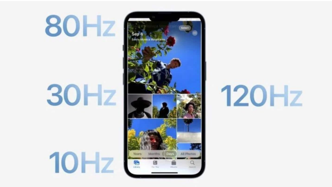 邯山苹果14维修分享iPhone 14有高刷吗 