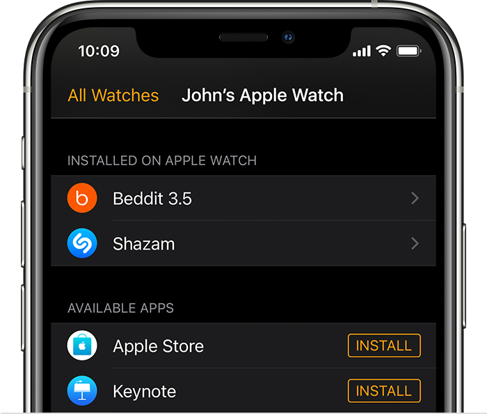 邯山苹果手机维修分享如何在 Apple Watch 上下载应用 